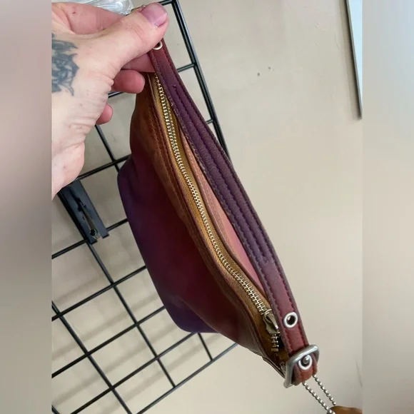 Recycled Riot Coach sunset gradient Legacy baguette, very y2k, lovely patina. - Picture 6 of 10